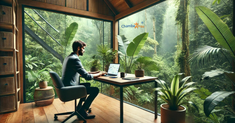 auto frente a computadora en casa