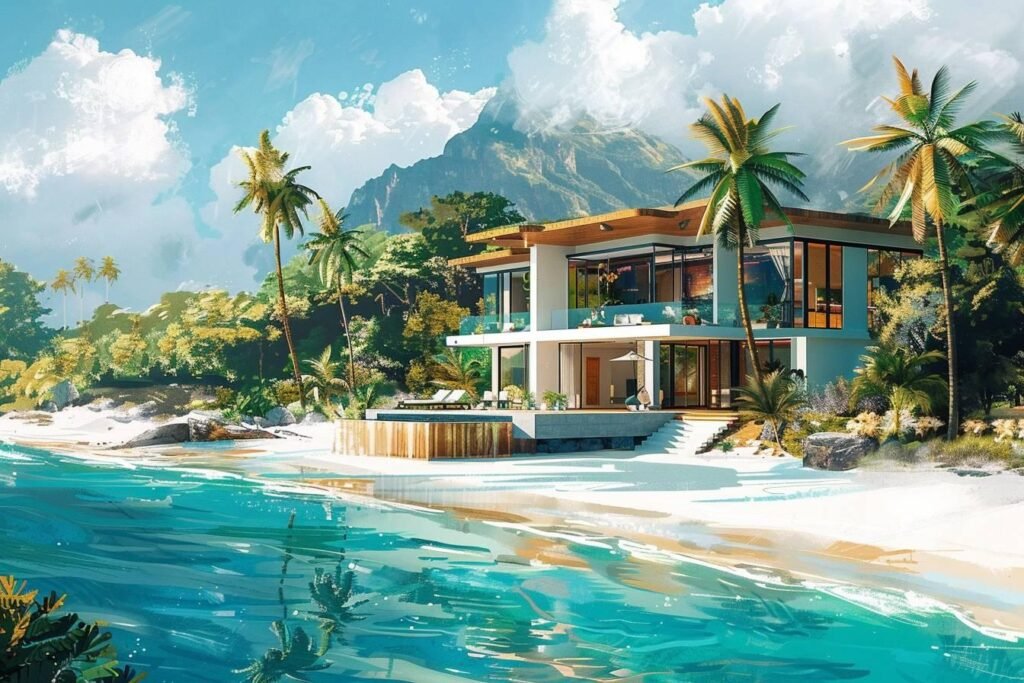 Qué opciones de bungalows ofrece Apart Samay Hue para vacaciones 1 bungalows acogedores en paisaje tropical