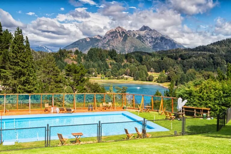 cabana con pileta climatizada en bosque