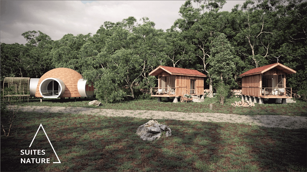 Qué opciones de hospedaje eco sostenible hay en Aldea Tierra