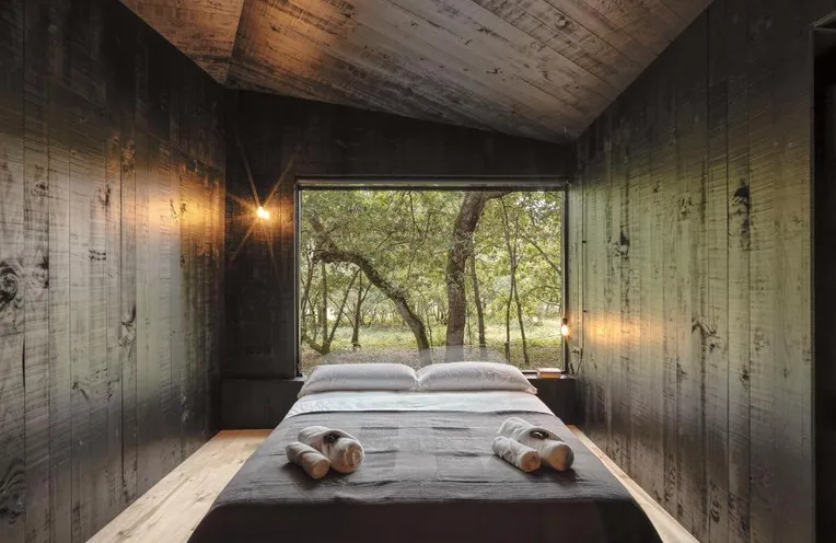 cabanas en un entorno natural hermoso