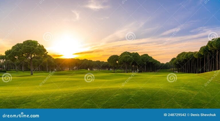 campo de golf con vistas panoramicas