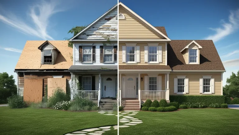 casa dividida entre inquilinos y propietarios