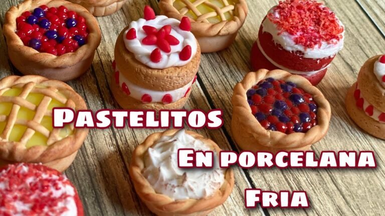 decoraciones de tortas con porcelana fria