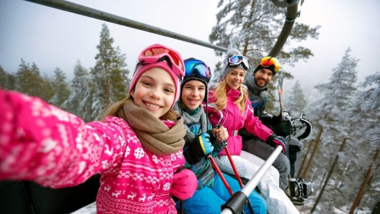 esqui en la nieve con ropa usada