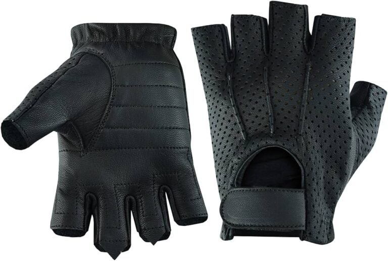 Qué características deben tener los guantes de cuero para moto 3 guantes de cuero para motociclista en accion