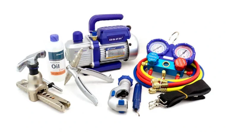 herramientas de limpieza para aire acondicionado