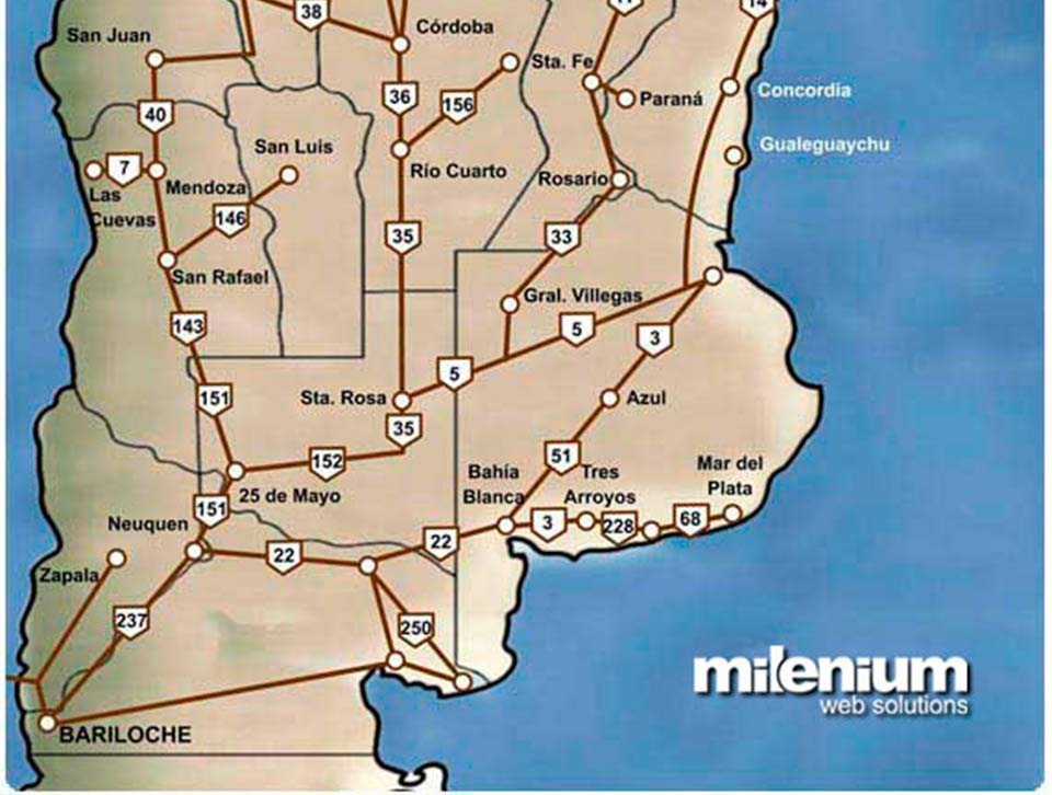 Cuál es la distancia entre Buenos Aires y Las Grutas