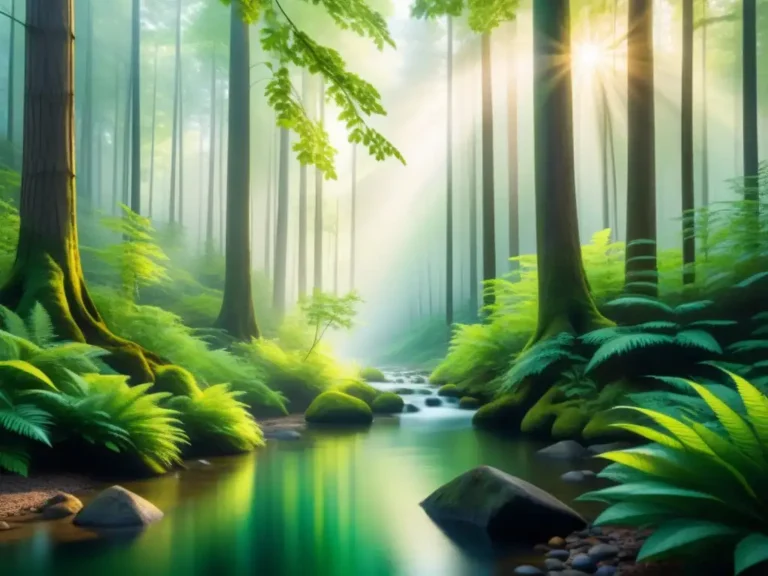 naturaleza vibrante y conexion espiritual