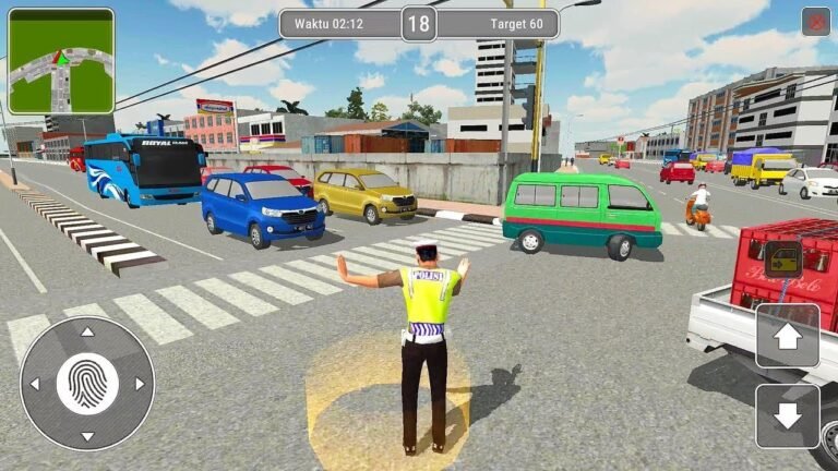 ninos jugando en un simulador de trafico