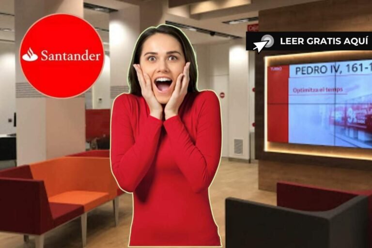 oficina bancaria moderna con clientes atentos