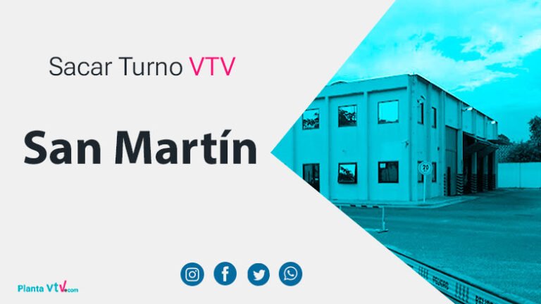 Cómo puedo sacar turno para la VTV en San Martín 29 oficina de vtv en san martin