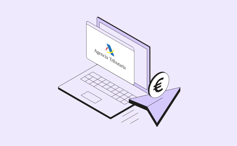 pago de impuestos en linea con laptop