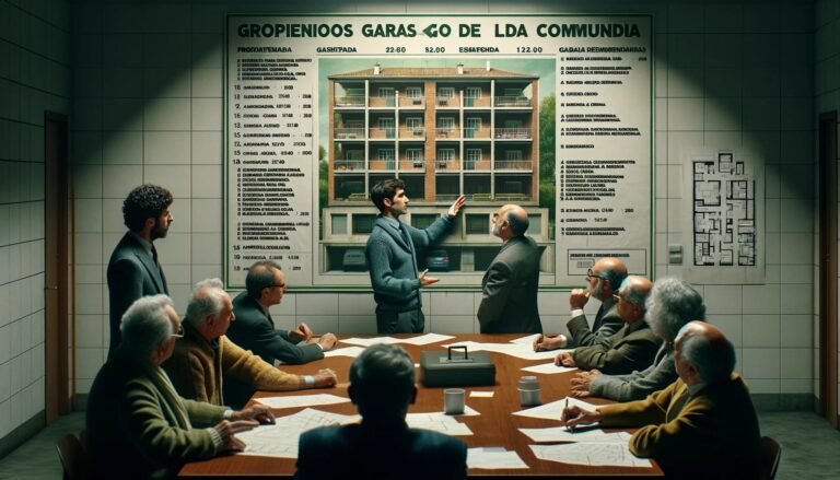 Quién debe pagar las expensas extraordinarias en una comunidad de propietarios 22 reunion de vecinos discutiendo gastos