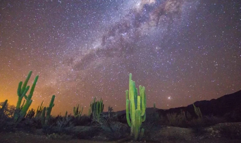 ruinas de quilmes al atardecer