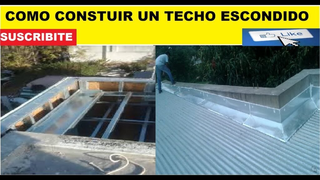 Qué es un techo escondido de chapa y cuáles son sus ventajas 1 techo escondido de chapa en construccion moderna