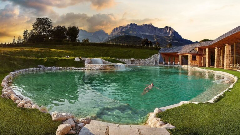 un spa rodeado de naturaleza tranquila