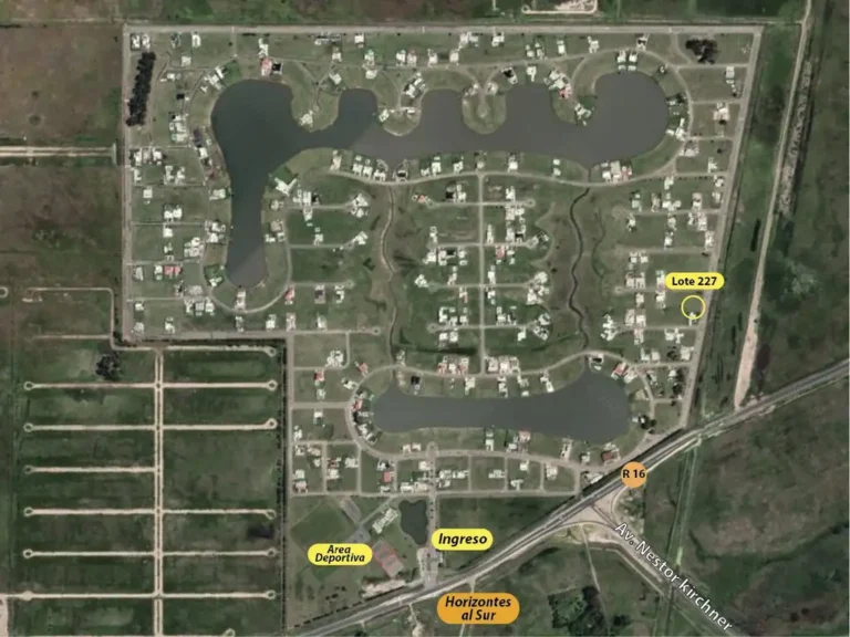 vista aerea de lotes en horizontes al sur