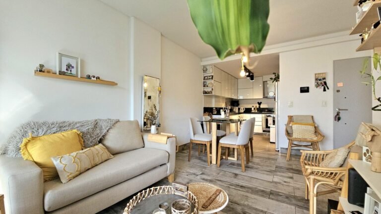 vista de un departamento acogedor en caba