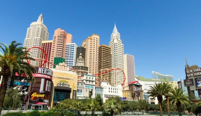 vista exterior del casino new york new york