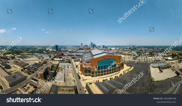 vista panoramica de lucas oil stadium