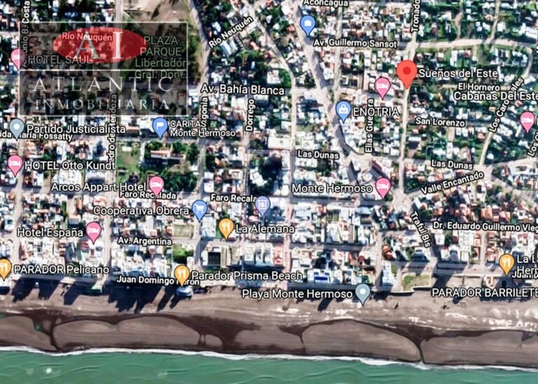 vista panoramica de villa gesell desde google maps